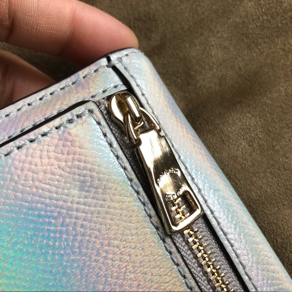 Ultra Rare Coach Iridescent Hologram Holographic Wallet EUC - Picture 6 of 11